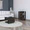 Tuhome Inwood 2 Piece Living Room Set, Bar Cart, Coffee Table, Espresso CLIV43 - alternate 1